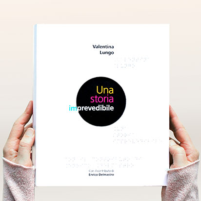 Cover of the tactile book Una storia Imprevedibile by DieciOcchi